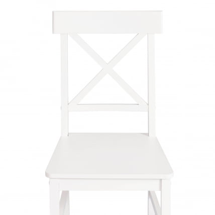 Обеденный комплект Хадсон (стол + 4 стула)/ Hudson Dining Set (mod.0102) МДФ/тополь/меламин, стол: 118х74х73 см, стул: 42,5x46,5x93,5 см, White (белый)_6