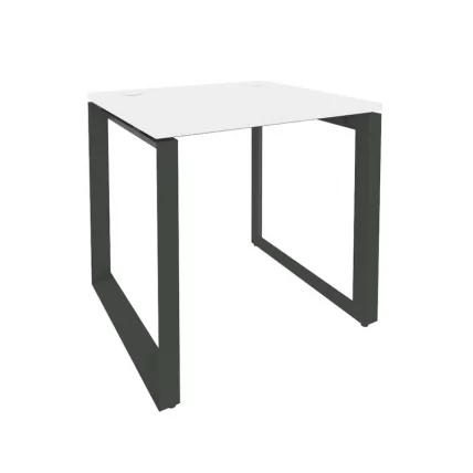 Стол рабочий на О-образном м/к ONIX O.MO-SP-0.7 Белый Бриллиант/Антрацит_0