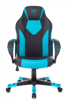 Геймерское кресло Zombie GAME 17 Черный-синий_1