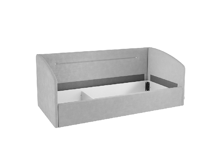 Кровать  0.9 Альба (Софа) КМ.S-16 крем (велюр)_2