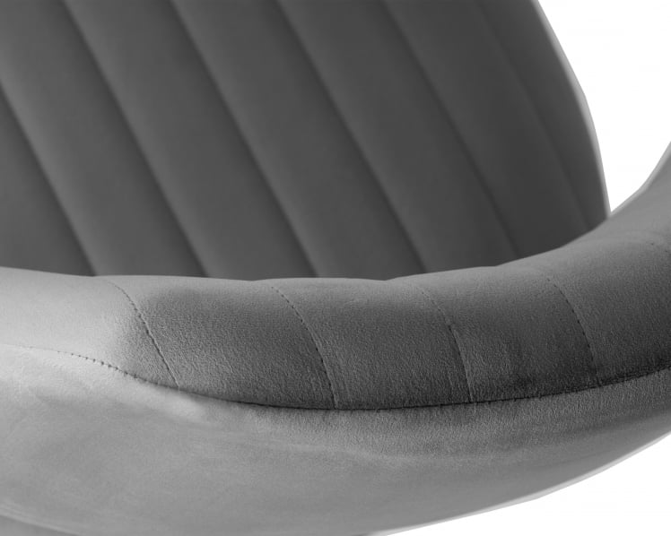 Стул барный DOBRIN CHARLY BLACK (серый велюр (MJ9-75))_7