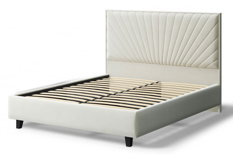 Кровать Леона, 2000 x 1200 мм, серо-белый_1