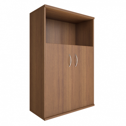 Шкаф средний широкий Riva А.СТ-2.1 Орех Гварнери_0