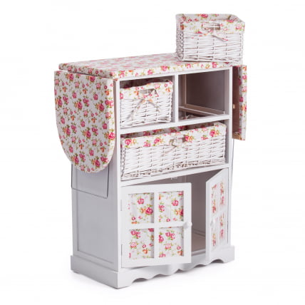 Гладильный комод с 3-я корзинами Secret De Maison CAMPANARD ( mod. PE-03 ) Белый_2