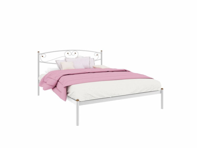 Кровать Каролина 1400х2000 Белая_0