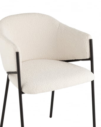 Стул Брасе букле Белый / Brace_6