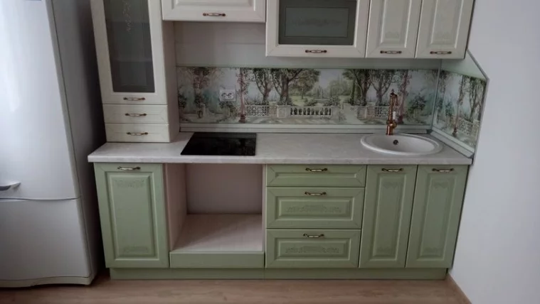 Стеновая панель высокоглянцевая СП 14 Оливия_4