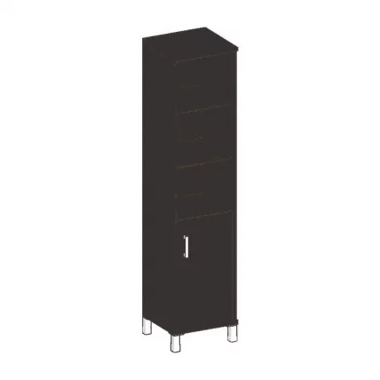 Стеллаж с дверью ДСП В431.2 L Венге магия_0