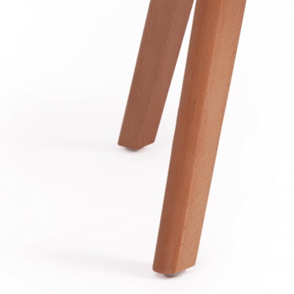 Стул TULIP SOFT (mod. 74) вельвет/дерево , 54 х 47 х 83 см , светло-серый (HLR19)/натуральный_7