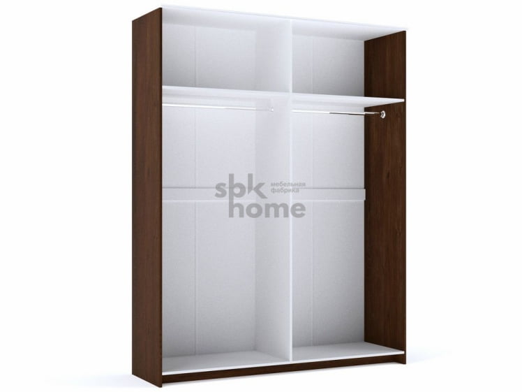 Шкаф 4-х дверный, Кантри (1860*558*2300) Орех Риббек темный, 11308 _2