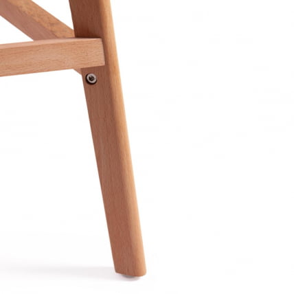 Стул барный TULIP BAR (mod. C1014H) / 1 шт. в упаковке пластик/дерево, 57 х 48 х 104 см, черный 3010/натуральный_10