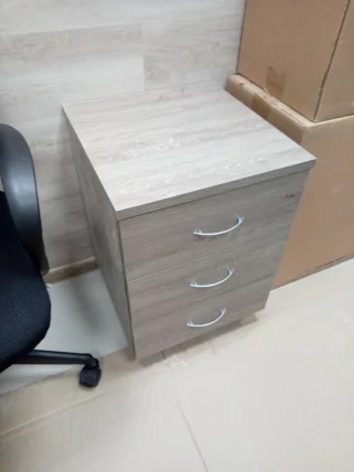 Тумба подкатная с 3-мя ящиками Twin 14.10.10 Дуб Верцаска_2