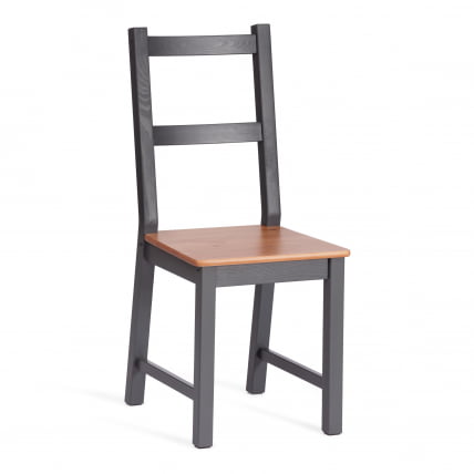 Стул Соната / Соната чаир массив сосны, 41х50х95 см, антик /графит / Sonata chair_0