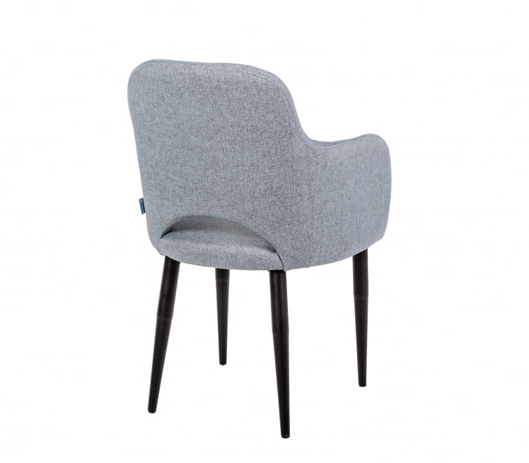 Стул с подлокотниками Ledger Сканди Грей Черн_3