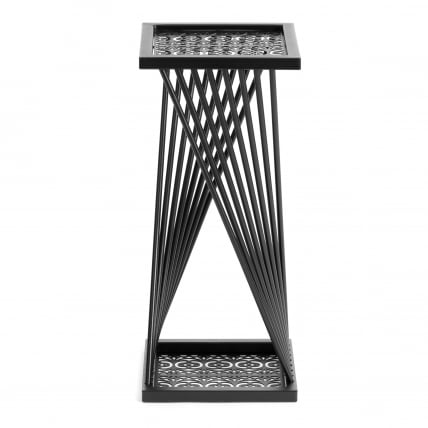 Кофейный стол Osteria/Остерия металл, черный, 25,5х25,5х59 см_1