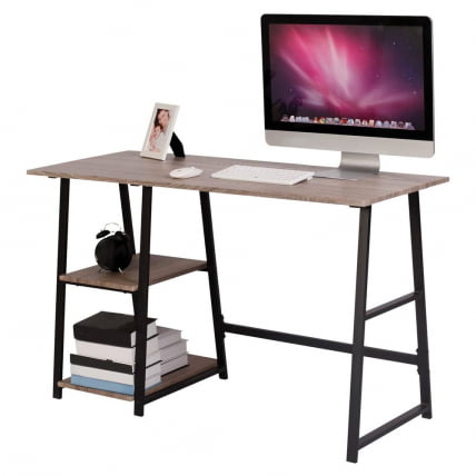 Стол на металлокаркасе BRABIX LOFT CD-006 Мореный дуб_2