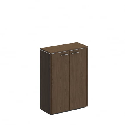 Шкаф для документов средний закрытый VELAR ВЛ 313 ДТ Дуб табачный_0