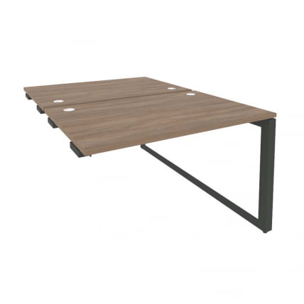 Стол-приставка двойной на О-образном м/к к опорым элем. ONIX O.MO-D.SPR-2.8 Дуб Аризона/Антрацит_0