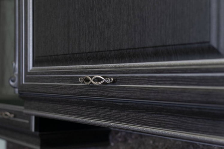 Кухонный гарнитур 2400 Италия №03 Черный Дуб темный_2