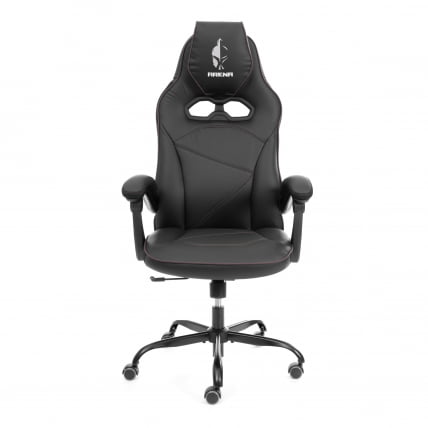 Кресло Арена металБЛ кож/зам, черный/черный карбон, 36-6/карбон черный / Arena metalBL_5