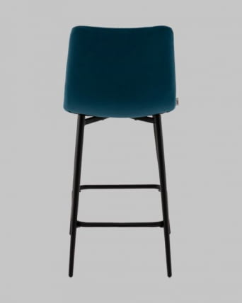 Стул полубарный Одди Diamond велюр синий_5
