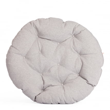 Кресло CLOUDE HOME рогожка/металл, 97х98х90-96см, серо-бежевый, 3M 16/2_6