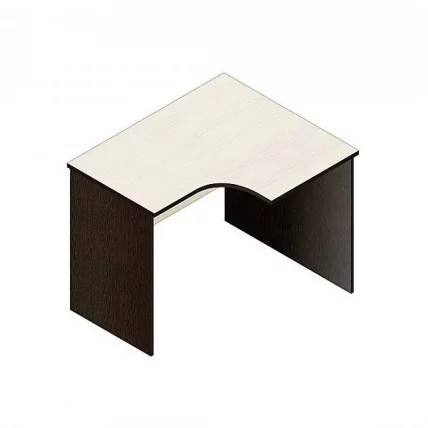 Стол компьютерный угловой Р.РС-10 (правый) Венге/дуб молочный_0