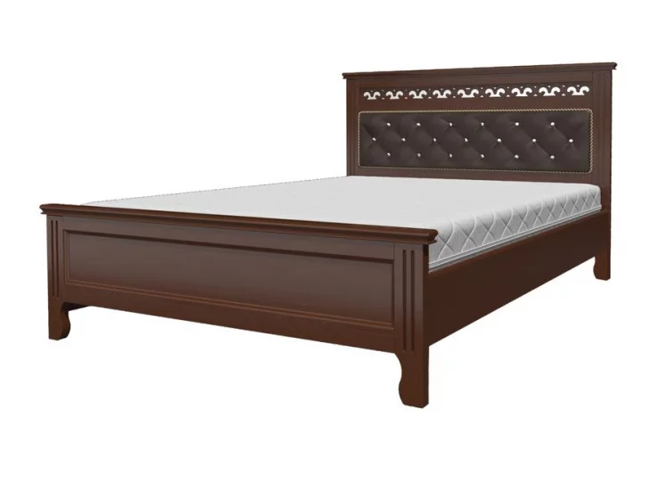 Кровать из массива Грация 200х140 Орех_0