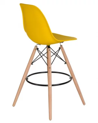Стул барный ДОБРИН ДСВ БАР Желтый Й-01 / DOBRIN DSW BAR Y-01_2