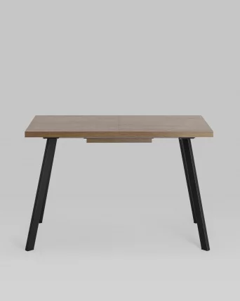 Стол обеденный раскладной Plain раскладной 116-158*74 Дуб Ка/черный_2