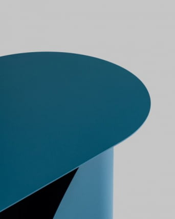 Журнальный столик Yvaine металл синий_8