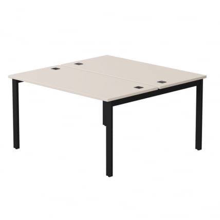 Бенч-система на 2 места на металлокаркасе, опоры 45 гр Everprof EVO 254S016 Кашемир Черный_0