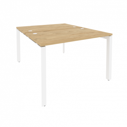 Рабочая станция на П-образном м/к ONIX O.MP-D.RS-2.2.7 Тиквуд Светлый/Белый_0