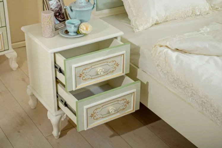 Тумба прикроватная Луиза ЛД 665.011.000 Алебастр_5