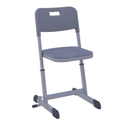 Стул ученический НОМАД В регулируемый по высоте (рост 4-6) Серый/Серый / NOMAD V_1