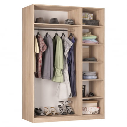 Шкаф распашный R-198х135х60-1(Венге-ДМ)_1