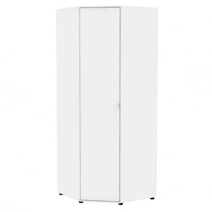 Шкаф распашный Алиса(H6) 2230х854х854 с торцевой ручкой (Белый)_0