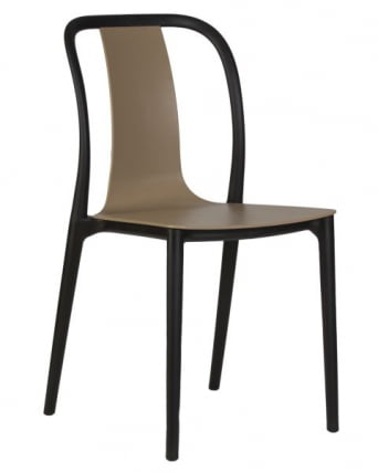 Стул обеденный ДОБРИН АДЭМ (черный/бежевый) 4 шт / DOBRIN ADAM_1