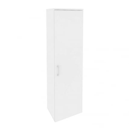 Гардероб узкий (правое исполнение) ONIX O.GB-1(R) Белый Бриллиант_0