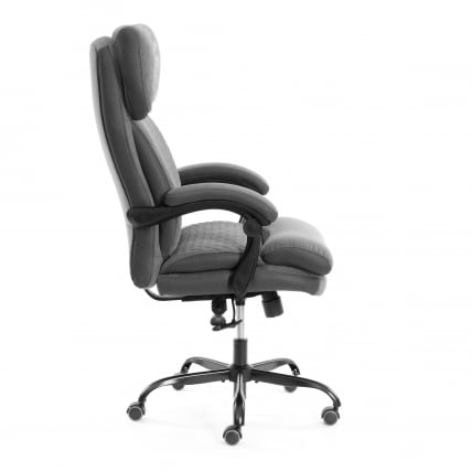 Кресло руководителя Chief metalBL велюр/ткань, серый, 29/TW-12_1