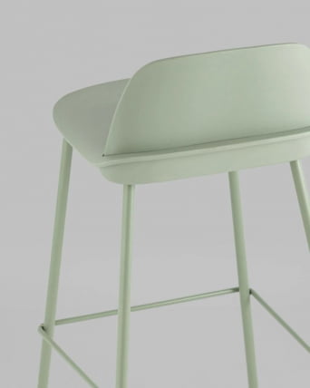 Стул барный Mist (Б) Серо-зеленый_4