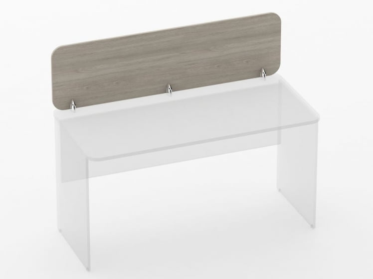 Экран разделительный прямой Glassy 5.14.14 Дуб сантана светлый_0