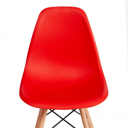 Стул CINDY (EAMES) (mod. 1801) дерево бук/металл/сиденье пластик, 45x51x82 см, Red (красный)_5