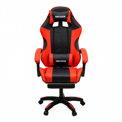 Кресло 1209-1 KINGQUEEN, цвет черный/красный, 1209-1-black-red-mass_1