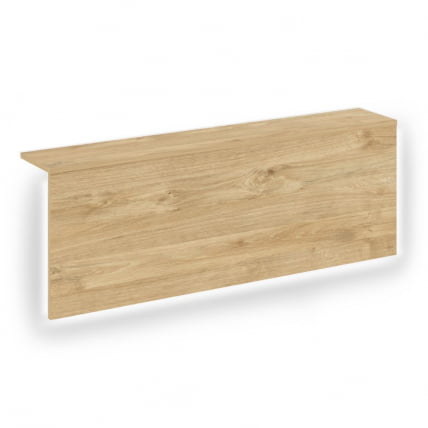 Накладка с подсветкой прямая высокая на 2 модуля О.R-F.MP.V-118 ONIX О.R-NP.V-118.2.S Тиквуд светлый_0