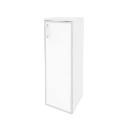 Шкаф средний узкий правый ONIX O.SU-2.4R(R) white Белый Бриллиант_0