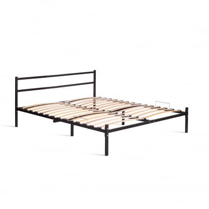 Кровать Marco металл, 160*200 см, черный_1