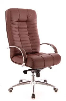 Кресло руководителя Atlant AL M экокожа Коричневый_0