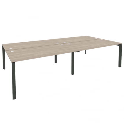 Рабочая станция на П-образном м/к ONIX O.MP-D.RS-4.4.8 Дуб Аттик/Антрацит_0