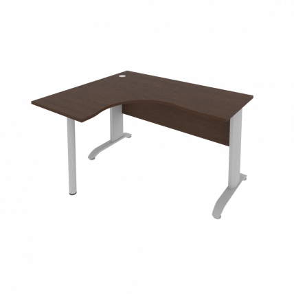 Стол криволинейный левый Riva ПЛ.СА-3 Л Венге/Металлик_0